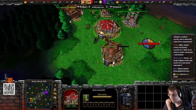 WarCraft 3 ATR 33 + FFA с Майкером смотреть онлайн