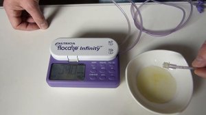 Насос для энтерального питания Nutricia Flocare, меню