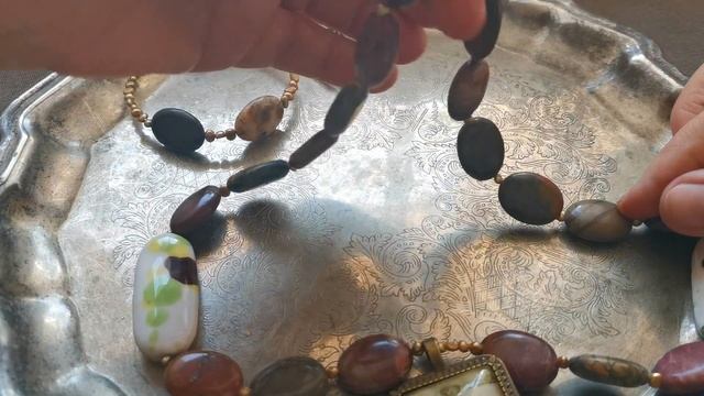 Яшма, оникс и жемчуг.  Украшения для "сказочного" магазина. СВЕТЛАНА Ш. 13.06.2022