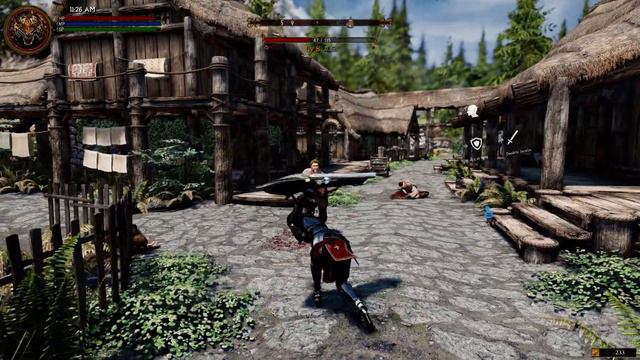 SKYRIM SE  3PCO  Lock on  Smooth Motion pack