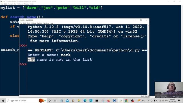 Python - Search Append Lists - Beginners Tutorial 2022