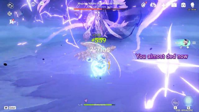 Genshin impact : [ 2.5 Weekly boss ] Raiden Shogun Boss vs Qiqi SOLO (NO FOOD, NO BUFF) смотреть онлайн