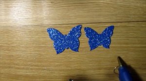 Бабочка из фоамирана проще простого! МК бабочка из фома, borboleta, butterfly DIY