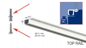 Система для подвесa картин: “Click Rail”, “Click Rail Pro”, “Top Rail”