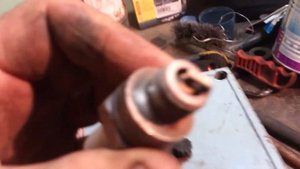 Аппарат пескоструйной очистки свечей зажигания времен СССР