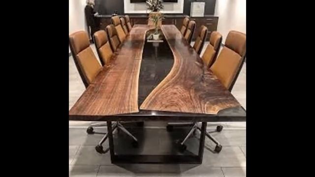 Cупер столы из дерева и смолы Super wood and resin tables. смотреть онлайн