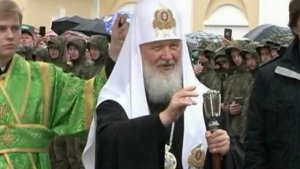 Патриарх Кирилл прибыл в Тверскую область на торже...обретения мощей преподобного Нила Столобенского