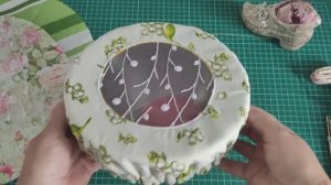Крышечка из ткани с сеткой. Мастер-класс.