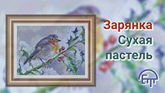 Зарянка. Сухая пастель.