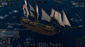 3 Пиратских Линкора против Мановара и Линейного корабля Naval Action