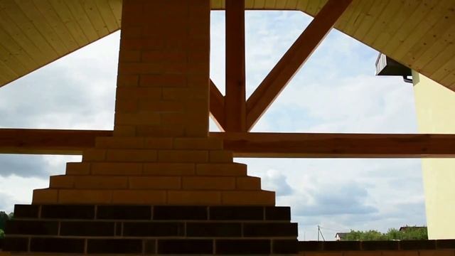 Барбекю-комплекс из кирпича КС0керамик и ЛСР смотреть онлайн