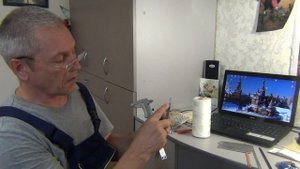 Мочалка челноком часть 1
