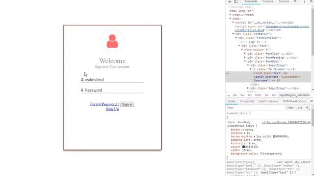 Sign up and Login in Form Animation Tutorial - web development