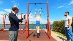 Выходы силой на Кольцах  Рекорд Гиннесса  Максим Трухоновец