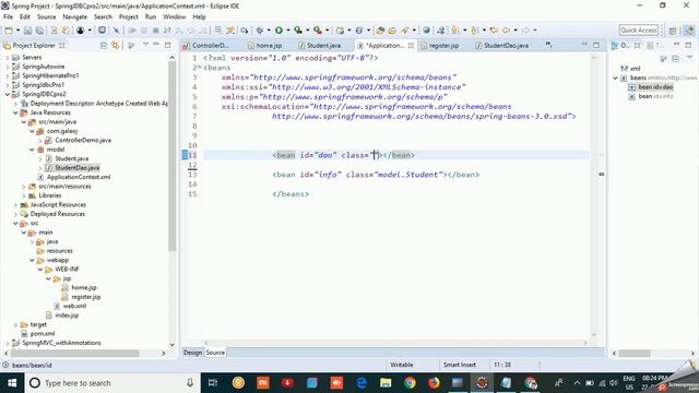 Spring MVC with JDBC (Insert) | Spring MVC with JDBC Tutorial in Hindi | #18