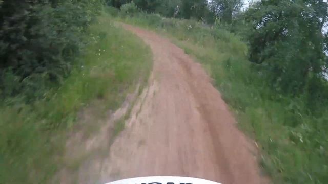 Мотокросс по трассе Полуво - Борисово / Go Pro / Motocross, питбайк, эндуро