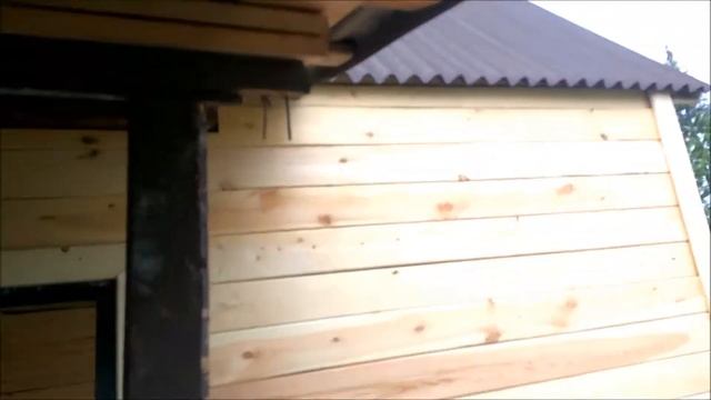 Каркасный пристрой на даче
