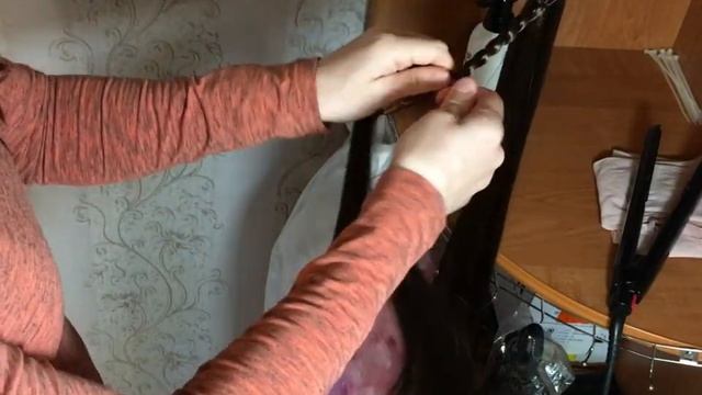 Как завить и распрямить афрохвост из канекалона Аида