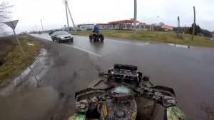 По городу на квадроциклах