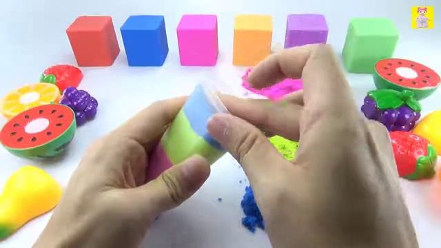 DIY Радуга и мороженное из песка Mad Mattr Лепим из кинетического песка Mad Mattr. Игрушки для дете смотреть онлайн