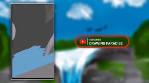 Easy Landscape Tutorial | Android Drawing Tutorial | SketchBook | Waterfall Drawing Tutorial #draw