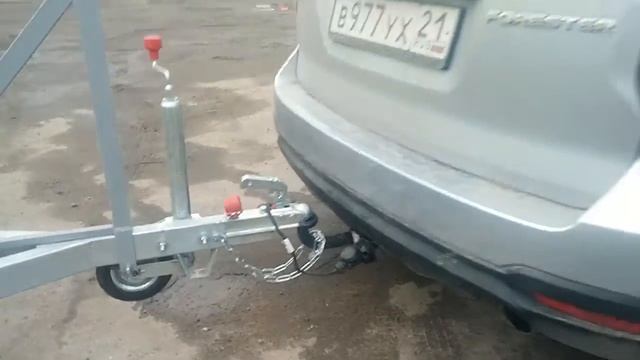 Прицеп МЗСА 817701 для лодки ПВХ и Субару Форестер. 2 в 1. ЦЛП АРИВА смотреть онлайн