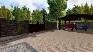 3D визуализация ландшафтного проекта, г.Минск, Беларусь.