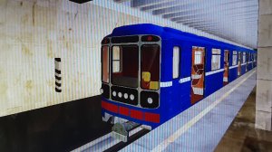 Метро, анимация