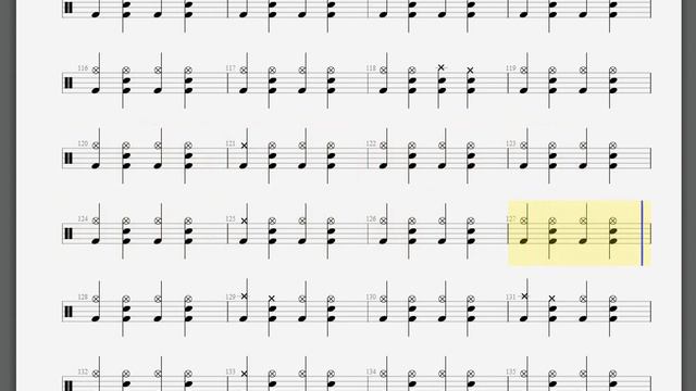 Metallica   Overkill Drum tablature смотреть онлайн