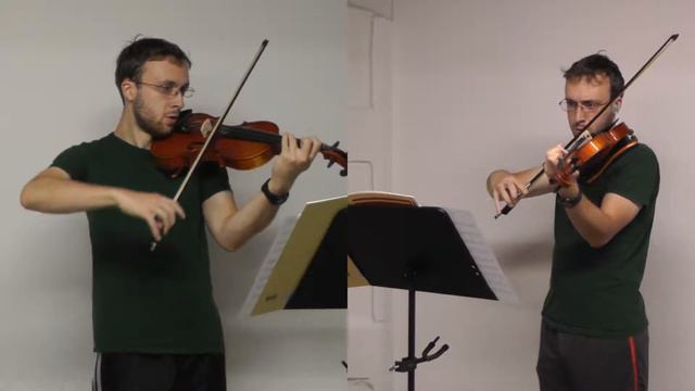 W.A. Mozart - Piano Sonata in D Major (1st movement): Violin Duet смотреть онлайн