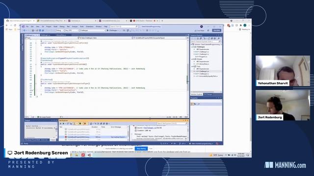 Live coding challenges for data-oriented programming in C#