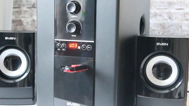 Колонка SVEN MS 1821 демонстрация управления смотреть онлайн