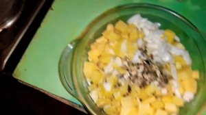 картошка с мясом в микроволновке без заморочек.