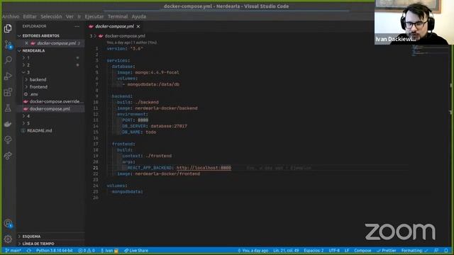 Docker a lo MacGyver. O cómo usar Docker para resolver problemas de desarrollo. смотреть онлайн