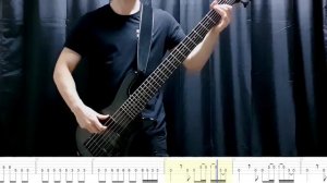 Metallica - Sad But True - Bass Cover with Tabs in Video