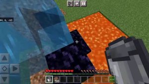 как построить портал в ад с помощью озера лавы?