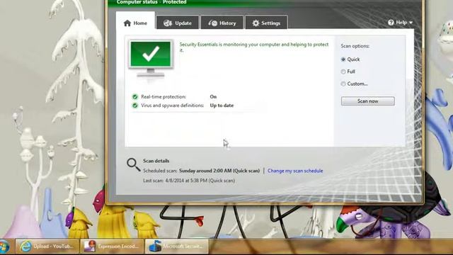 How to turn Microsoft Security Essentials ON / OFF in (39 Sec)! смотреть онлайн