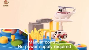 Интерактивный автотрек с машинками "Город" / трек с машинками / гоночный трек с машинками