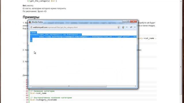 Справочник WordPress API смотреть онлайн