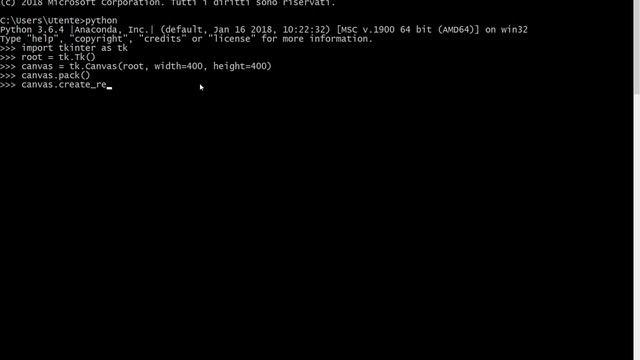 How to draw in Python with tkinter: canvas and rectangles смотреть онлайн