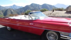 1964 Cadillac DeVille Convertible on Angeles Crest Highway 2