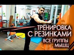 15 Упражнений с резинами на все группы мышц. Фитнес дома