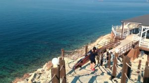 SUP серфинг в Геленджике. Прогулка до корабля Рио (RIO) с. Кабардинка.
