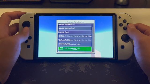 How to JOIN the java server on a NINTENDO SWITCH!  2023