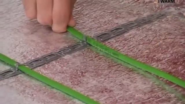Монтаж нагревательного кабеля своими руками Http://www.pol5.biz/