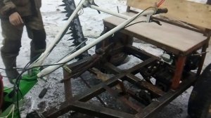 самодельная сегментовая косилка с мотором