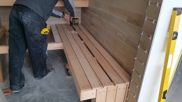 ? Project klupe u SAUNI. How to made Bench in Sauna 2019. смотреть онлайн