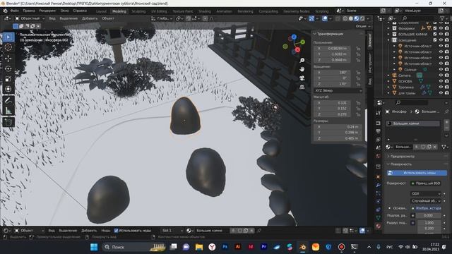 Blender Основы: режимы просмотра сцены