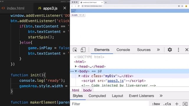 JavaScript Slot Machine Dynamic Interactive JavaScript DOM project