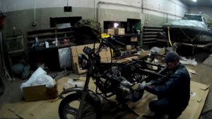 сборка трицикла LIFAN 200